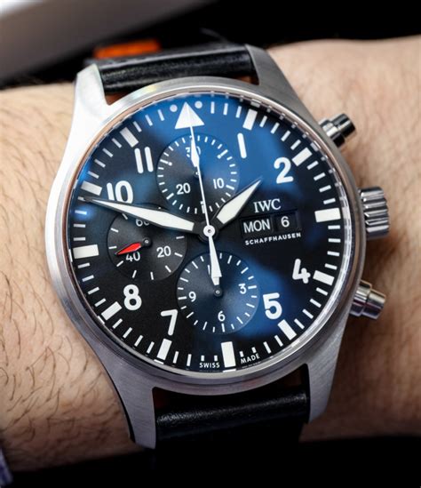 iwc 3777 opinioni|IWC Pilot’s Watch Chronograph 377701 — hands.